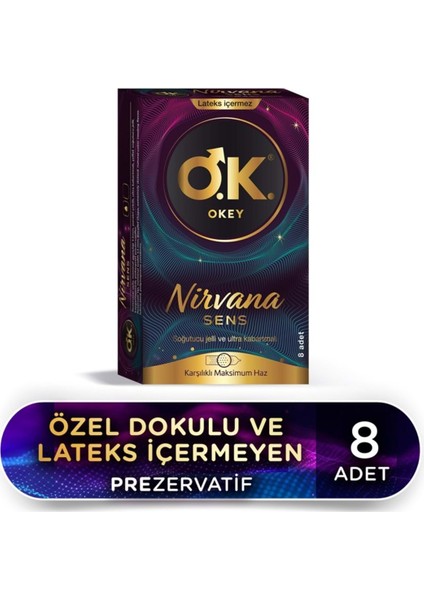 Nirvana Sens Prezervatif 8 Li