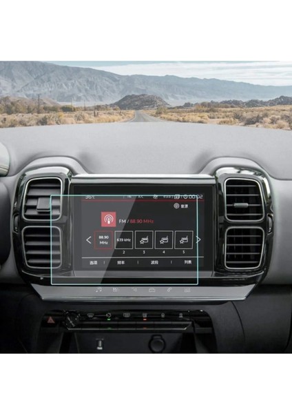 Citroen C5 Aircross Multimedya Ekran Koruyucu Film Navigasyon Ekran Koruyucu Nano