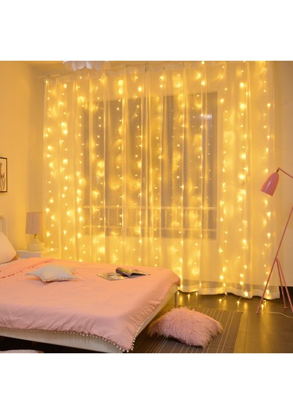 Vıp Gün Işığı Salkım LED Işık 2.50X2 Mt. Eklemeli 16 Dallı 320 Ledli Modlu Gün Işığı Perde LED Işık fiyatları