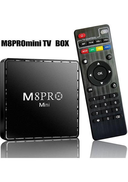 Ultratekno M8PRO Mini 2.4g 10K Ultra Hd 64 GB Tv Box + Game Box Android 12.1 Tv + Oyun Konsolu 2in1