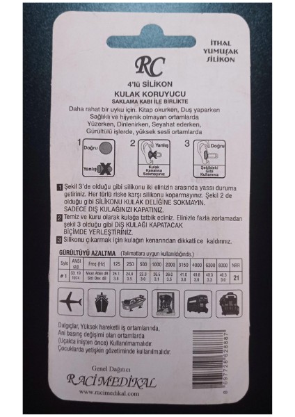 Rc Silikon Kulak Koruyucu fiyatları