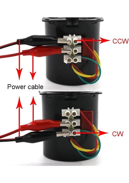 220V AC 28W 110 RPM 68KTYZ Daimi Mıknatıslı Motor