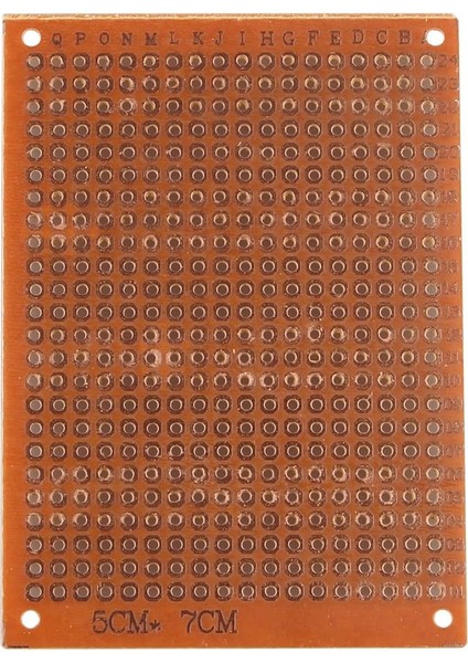 5X7cm Bakır PCB Prototip Kartı (Tek Taraflı)