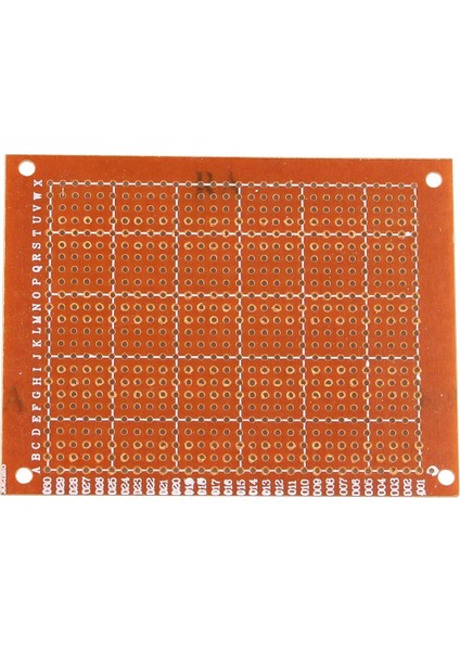 5X7cm Bakır PCB Prototip Kartı (Tek Taraflı)