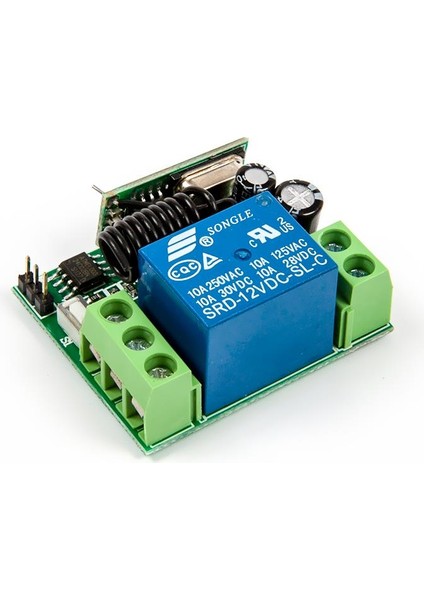 12V 315MHz 1 Kanallı Röle Modülü Uzaktan Kumanda ile Birlikte
