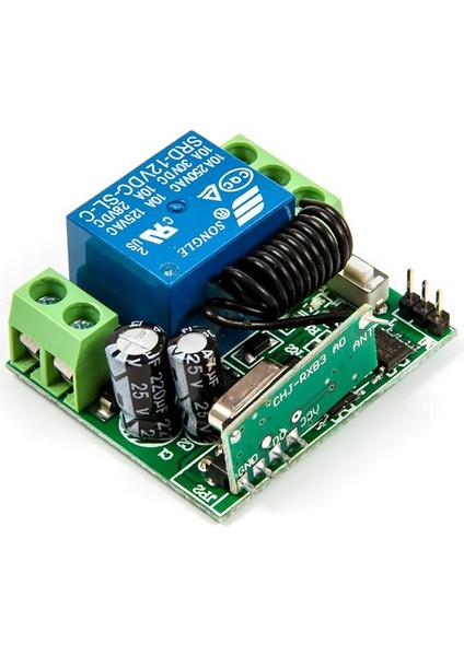 12V 315MHz 1 Kanallı Röle Modülü Uzaktan Kumanda ile Birlikte