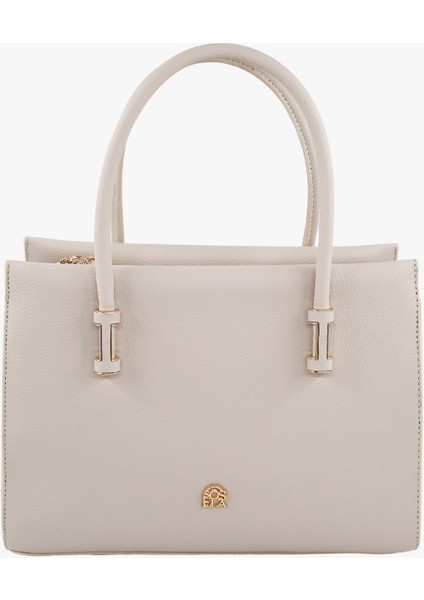 67-8080 Kadın Emili Bej Omuz ve Kol Çanta