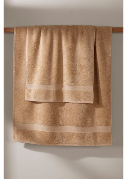 Luxe Pamuk Yüz Havlusu Tütün 50x90 fiyatları