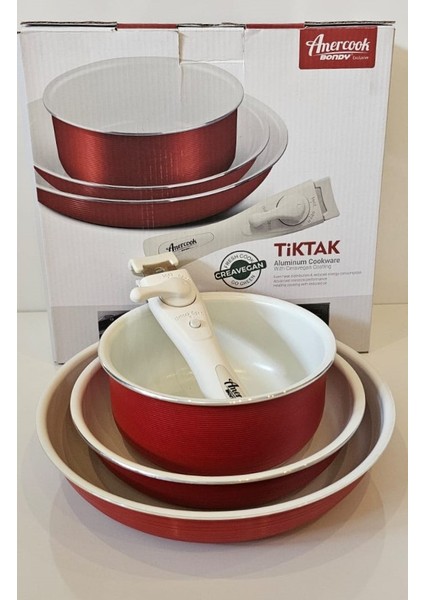 Amercook Bondy 4 Parça Pişirme Seti