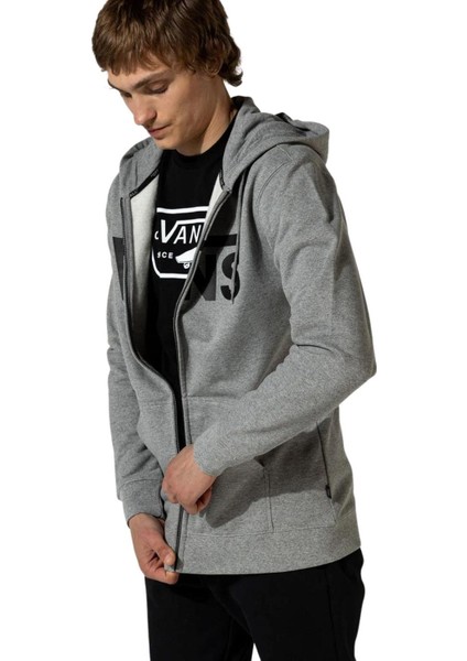 Classic Zip II Gri Hoodie