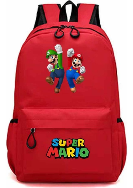 Oyunu Süper Mario Mario Oyun Tarzı Sırt Çantası Öğrenci Okul Çantası Çocuk (Yurt Dışından)