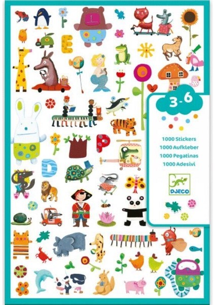 Çıkartmalar - 1000 Stickers For Little Ones