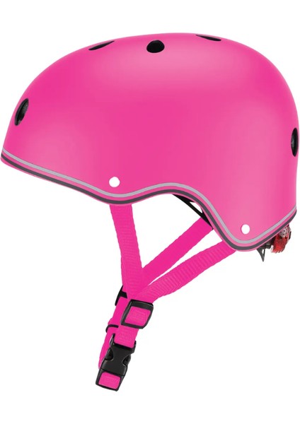 Işıklı Kask - Pembe