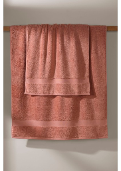 Luxe %100 Pamuk Yüz Havlusu Kiremit 50x90 fiyatları