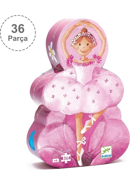 Dekoratif Puzzle 36 Parça/The Ballerina With The Flower