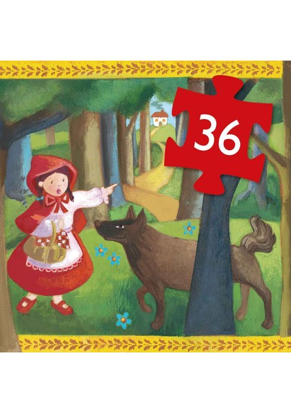 Dekoratif Puzzle 36 Parça/Little Red Riding Hood