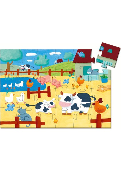 Dekoratif Puzzle 24 Parça - The Cows On The Farm