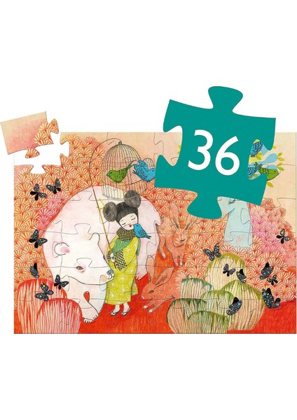 Dekoratif Puzzle 36 Parça/Japon Prenses