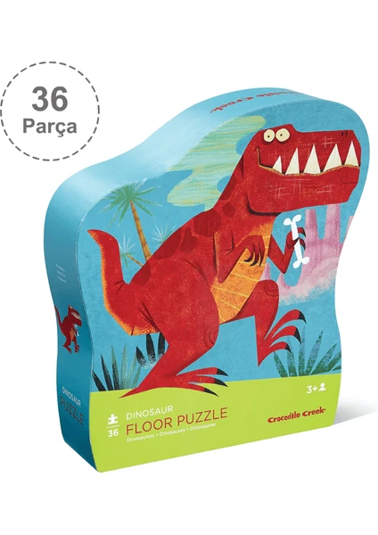 Crocodile Creek Dekoratif Puzzle - 36 Parça - Dinozor