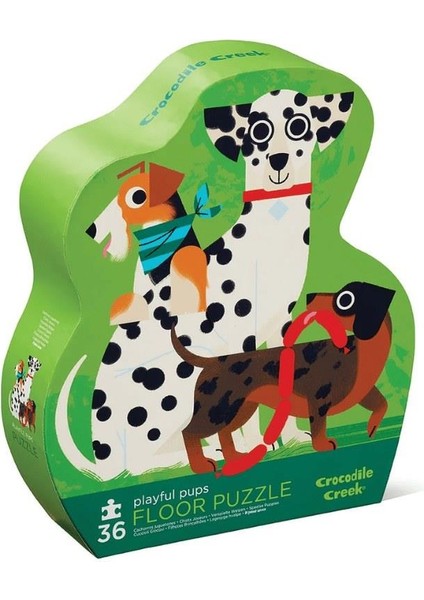 Crocodile Creek  Puzzle - 36  Parça - Eğlenceli Yavru Köpekler