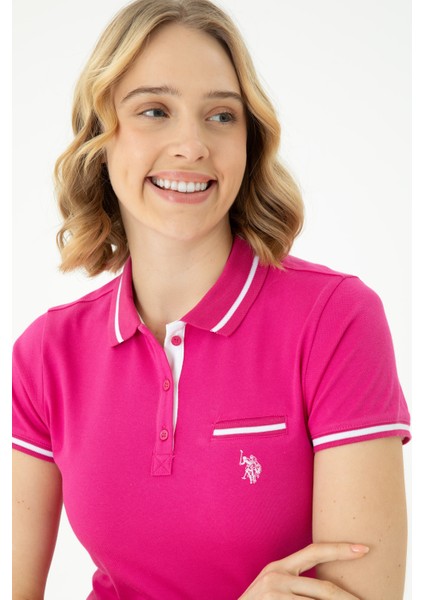 Kadın Fuşya T-Shirt 50262671-VR023