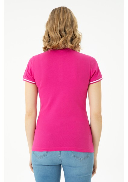 Kadın Fuşya T-Shirt 50262671-VR023