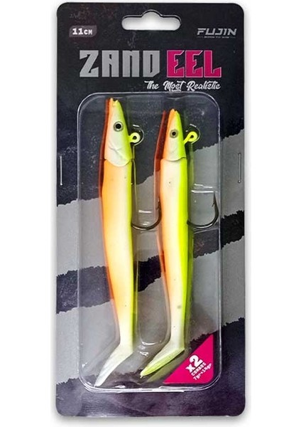Zand Eel 11CM 7gr ve 14GR Double Body ve Jig Head Silikon Yem