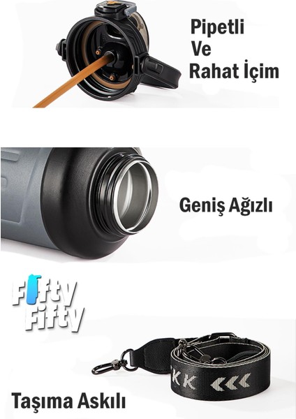 Tkk 1650 ml Profesyonel Kamp Matarası fırsatları