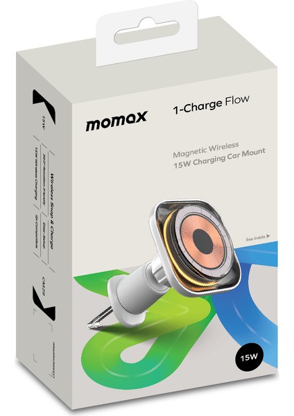 Charge Flow 15W Magsafe Wireless Araç Telefon Tutucu fiyatları