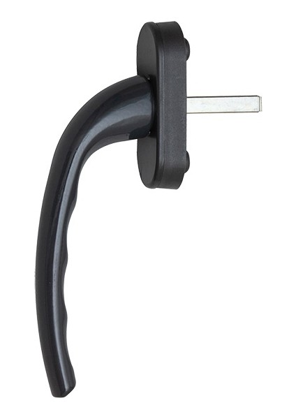 Pencere Kolu Alüminyum Yerli Üretim Sağlam (Kaya-Pen Marka Star Model) (Koyukahve 8022 (Siyah))