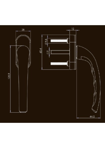 3 Adet Pencere Kolu Alüminyum Yerli Üretim Sağlam (Kaya-Pen Marka Star Model) (Koyukahve 8022 (Siyah)) fiyatları