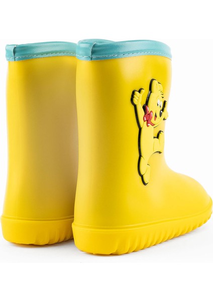 Kauçuk Sarı Erkek Çizme Baby Rain Bear HRBFTW730 Yellow