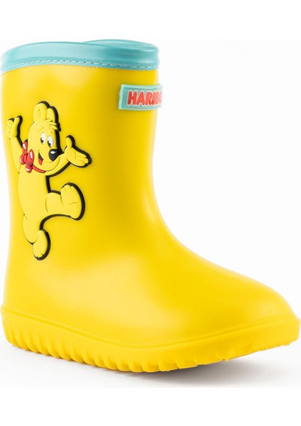 Kauçuk Sarı Erkek Çizme Baby Rain Bear HRBFTW730 Yellow