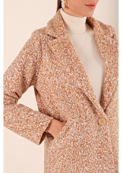 9082 Oversize Kaşe Kaban - M. Camel modelleri