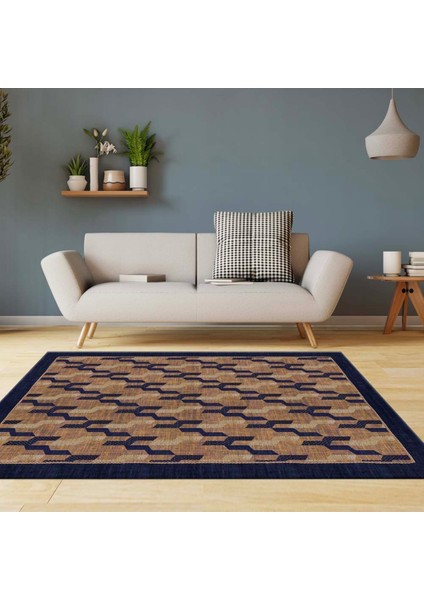 Modern ve Klasik Dekoratif Baskı Makina Halısı, Oeko-Tex® | Standard 100, Yıkanabilir