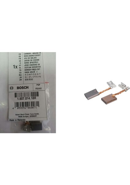 Gdr 18V 3X10X14 Somun Sıkma Kömürü 160701418R