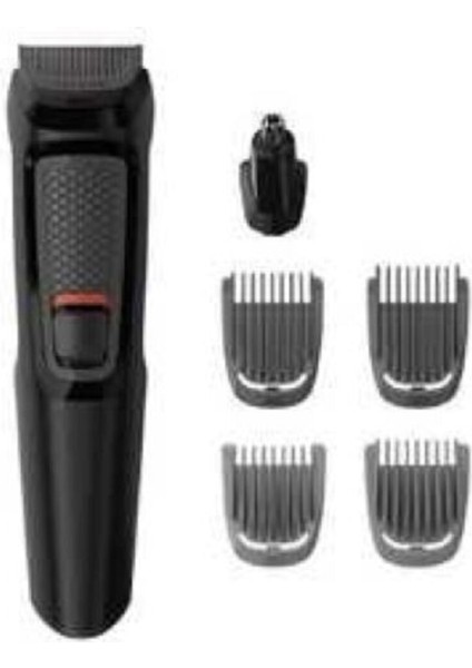 Erkek Siyah Multigroom Series 3000 6'sı 1 Arada Bakım Seti
