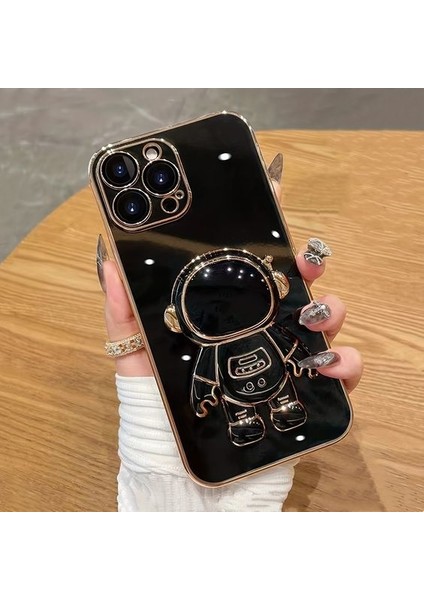Masa Üstü Sevimli Astronot Standı Telefon Tutucu Yapışkan Özelliği Telefon Kılıfına Yapıştırılır