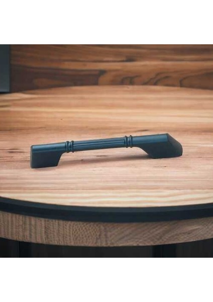 Saroz Siyah Mobilya Dolap Çekmece Kulpları 128 mm 12 Adet