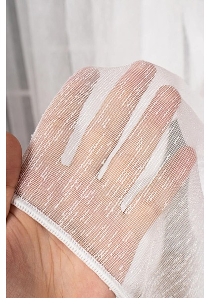 Şantuk Keten Tül Salon ve Yatak Odası Tül Perde Modern Ütü Istemez 1/2,5 Pileli Etek Kurşunlu 2024 fırsatları