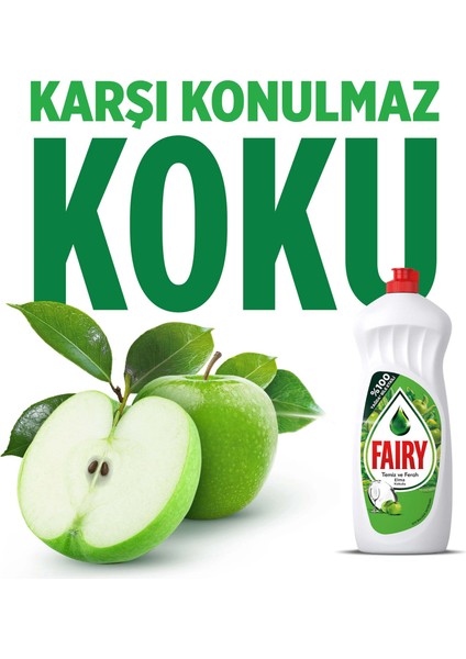 Temiz & Ferah Sıvı Bulaşık Deterjanı 650 ml Elma Kokulu