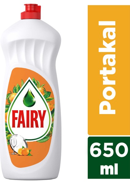 Temiz & Ferah Sıvı Bulaşık Deterjanı 650 ml Portakal Kokulu