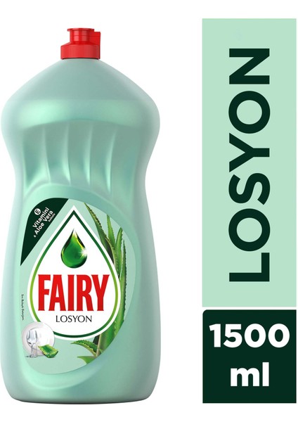 Losyon Sıvı Bulaşık Deterjanı 1500 ml Aloe Vera Kokulu