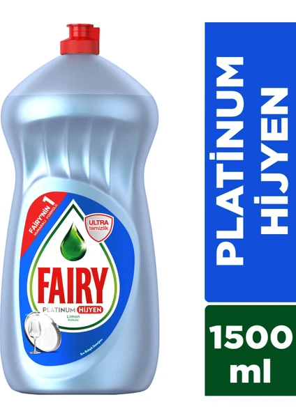 Platinum Hijyen Sıvı Bulaşık Deterjanı 1500 ml Limon Kokulu