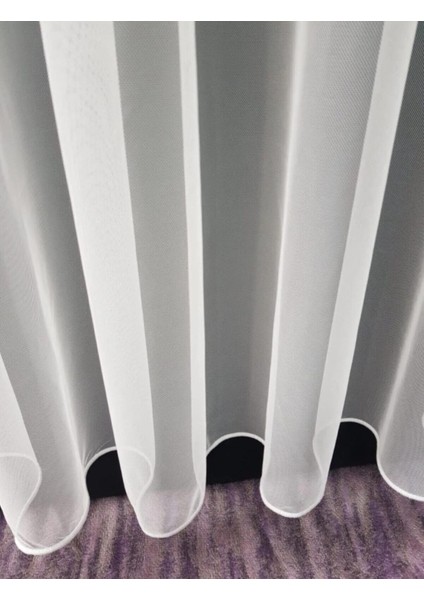 Grek Düz Tül Salon ve Yatak Odası Tül Perde Modern Ütü Istemez 1/3 Sık Pileli Etek Kurşunlu Sezon modelleri