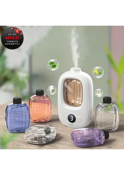 Mio Smell 2x Yeni Nesil Şarjlı Otomatik Oda Kokusu Makinesi + 1 Adet Hilton Kokusu