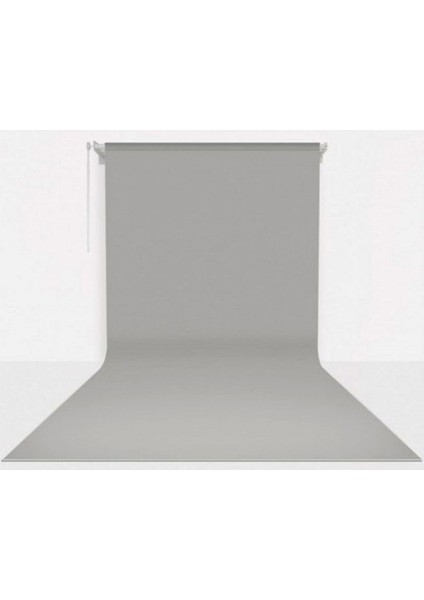Sabit (Tavan & Duvar) Kağıt Sonsuz Stüdyo Fon Perde (Grey/gri) 2.70X11 Metre