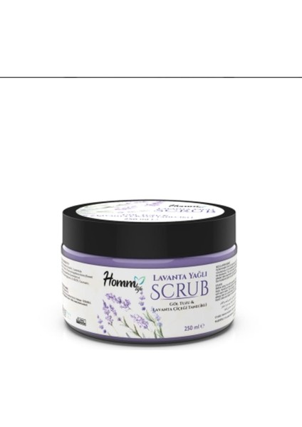 Homm Life Lavanta Yağlı Bitki Tanecikli Scrub Krem 250 ml