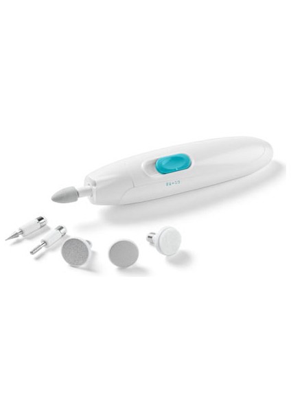 Manikür ve Pedikür Aleti Turkuaz Ergonomik Tasarım 120 g 6 Farklı Başlık ile fiyatları