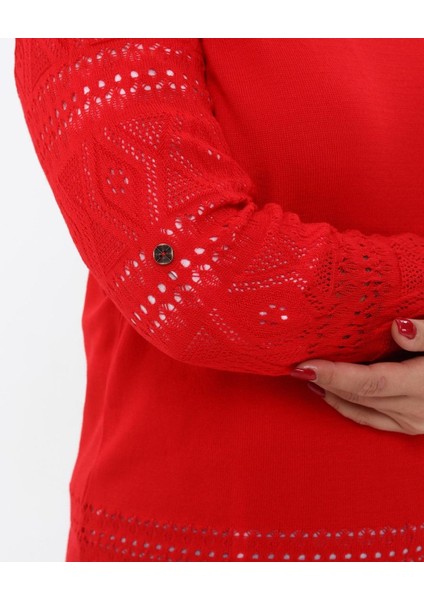 Örme Ajurlu Yumoş Triko Bluz ve Beyaz Keten Gömlek Kombin fiyatları